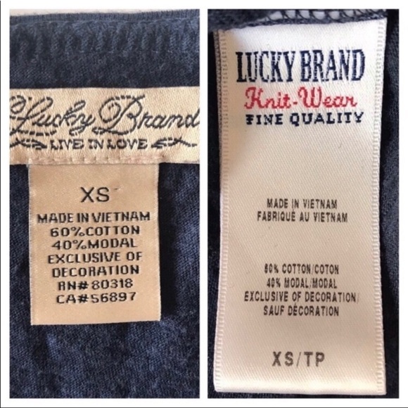 Lucky Brand Knitwear Navy Blue Crocheted Top - Picture 6 of 8